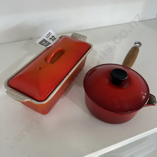 Le Creuset bowl and dish