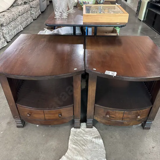 Pr lounge side tables