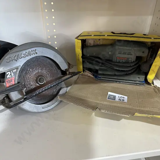 Skilsaw and sander