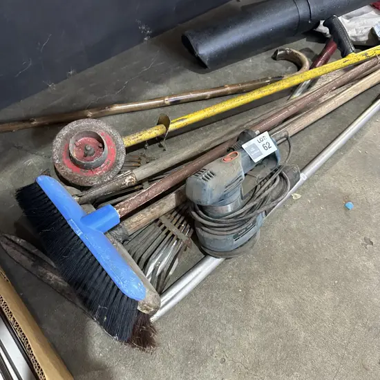 Garden tools and sander