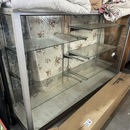 Glass display case