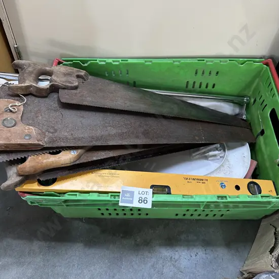 Bin of tools