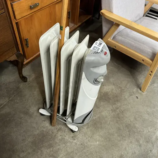 Oil heater & pool cue