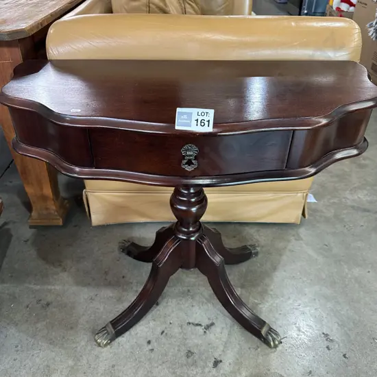 Mahogany hall table