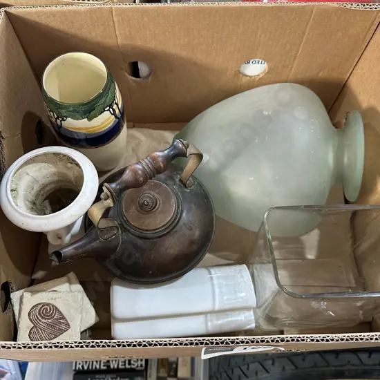 Box copper kettle etc