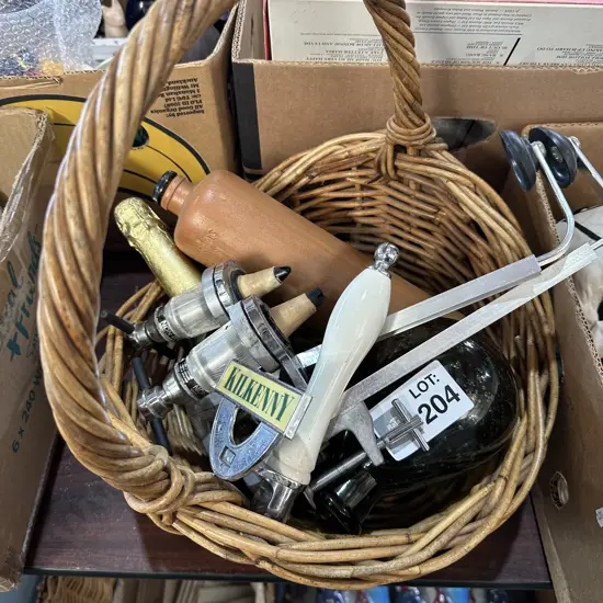 Basket beer pourers etc