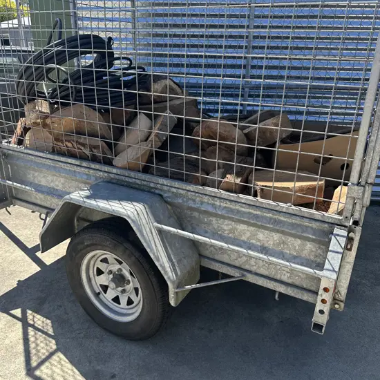 Load of hardwoods and irrigation