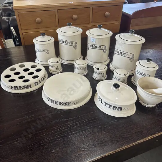 collection of original 1950s "Ditto" kitchenware