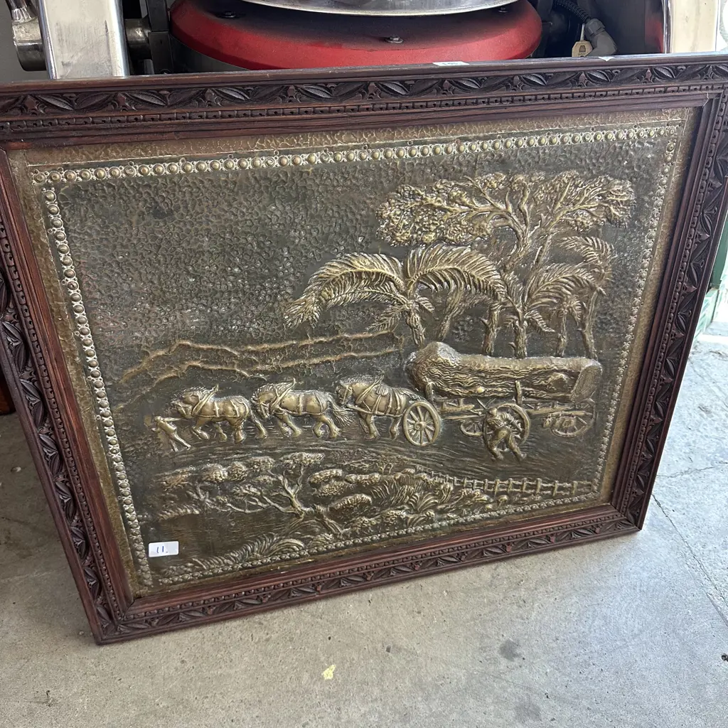 Brass logging art Image 1++