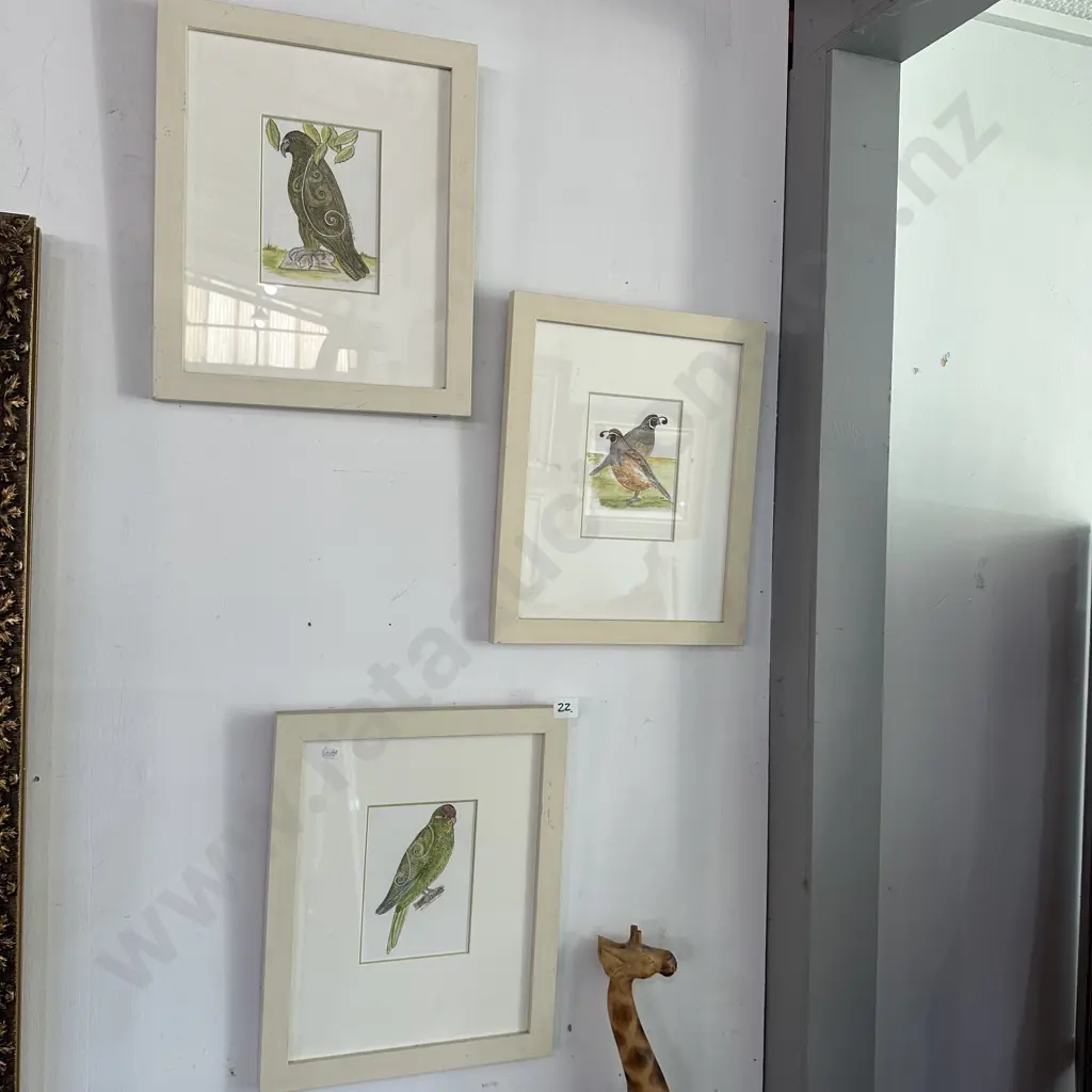 set of 3 Jan Fitzgerald originals Image 1++