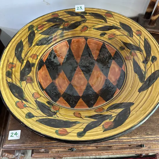 Ross Palmer pottery bowl 44cm