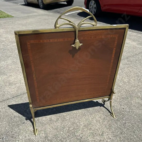 art nouveau fire screen