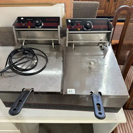 twin deep fryer