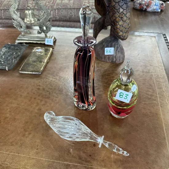 3 perfume bottles