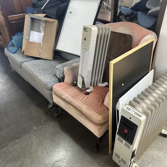 wingback chair, sofa, chairs, heaters