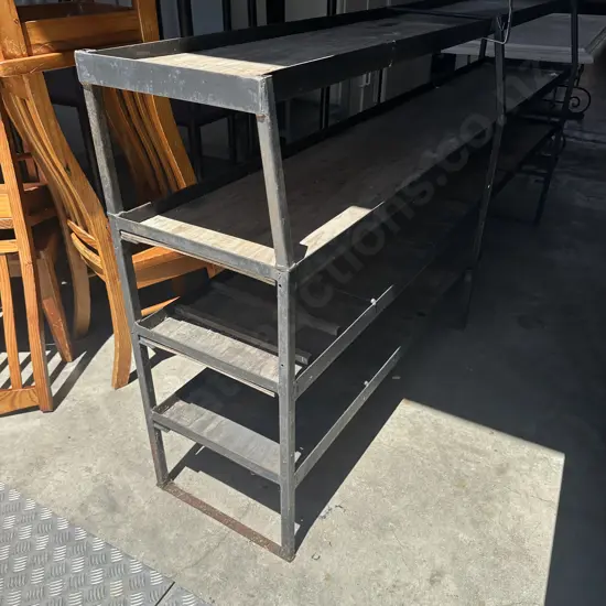 steel shelf unit