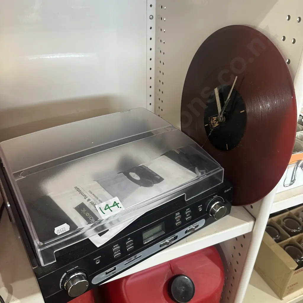 record player and clock Image 1++