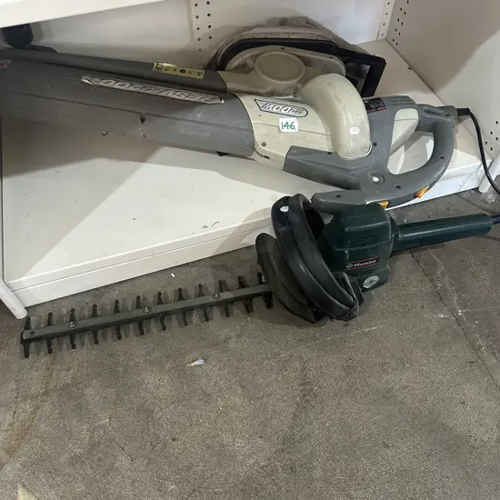 Metabo trimmer and vac