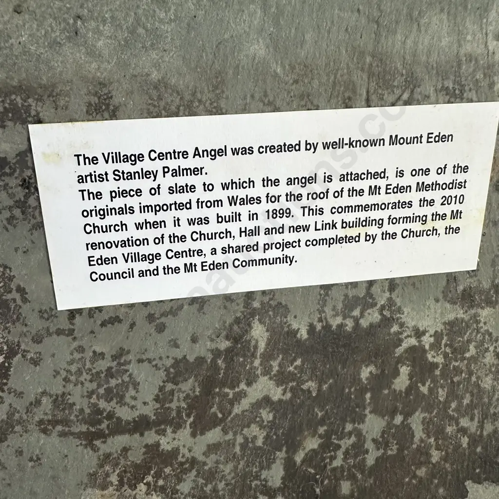 Stanley Palmer signed roofing slate (more info in next photo) Image 1++