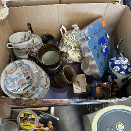 Japanese cups plates and saucers,temuka etc.