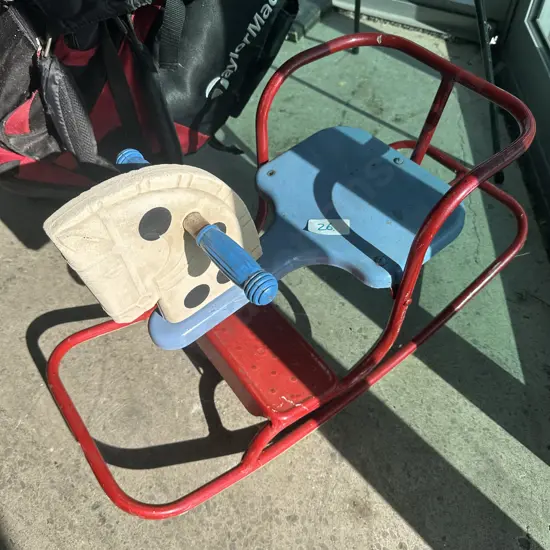 vintage rocking toy by Triang