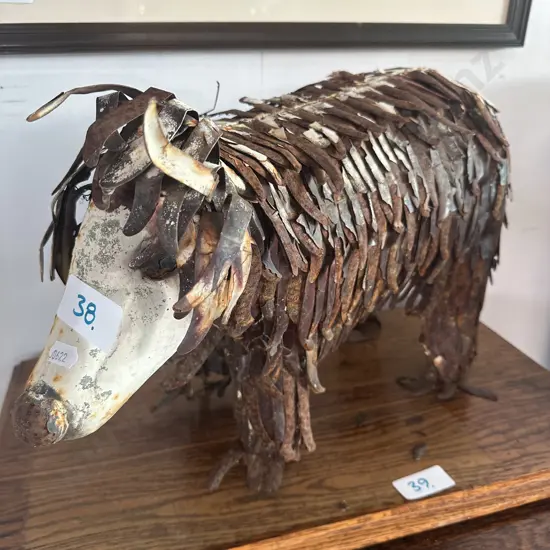 shaggy dog metal art