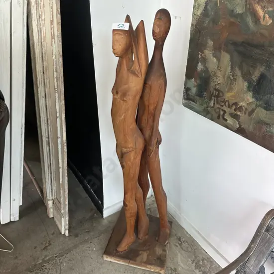 wooden carved nudes 1100mm