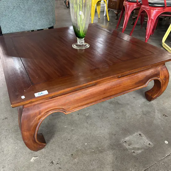 Teak  oriental coffee table 900x900