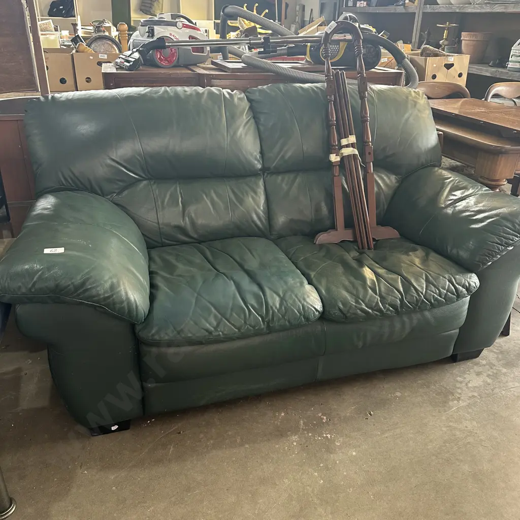 2pc leather lounge suite Image 1++