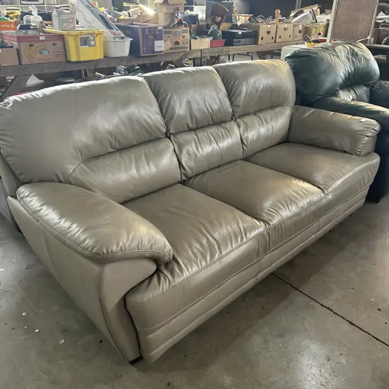 leather sofa