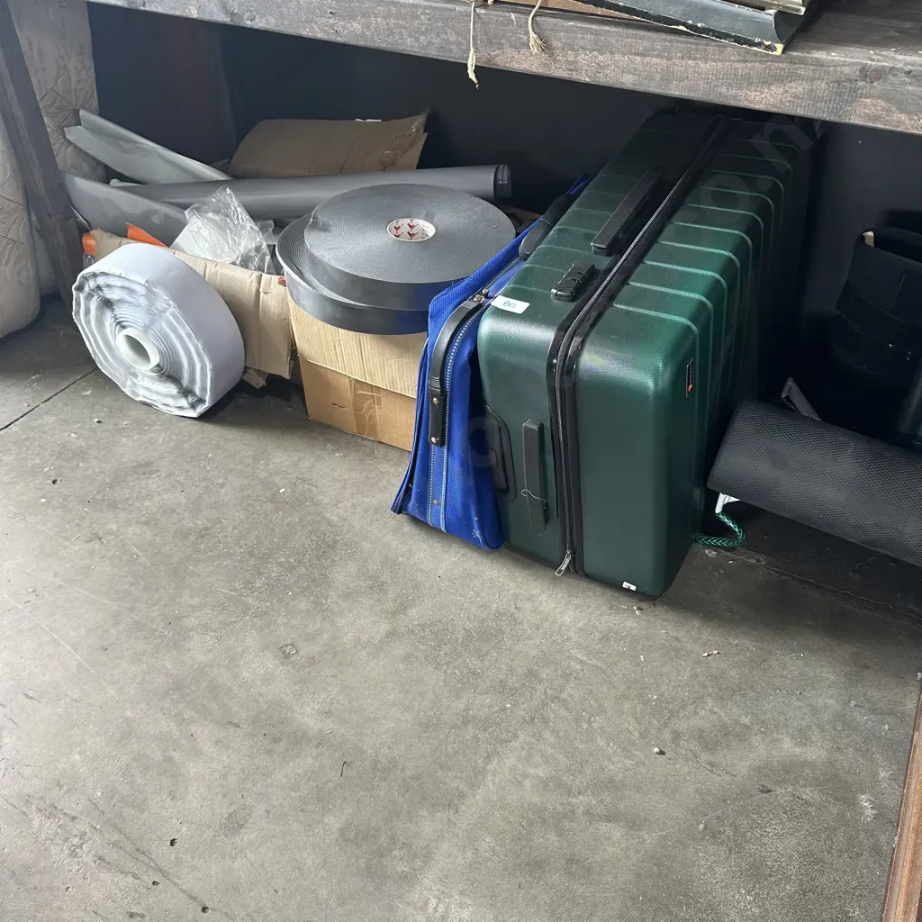 bay lot, craft, scapa tape, suitcases, bike rack, roller (not trimmer) Image 1++