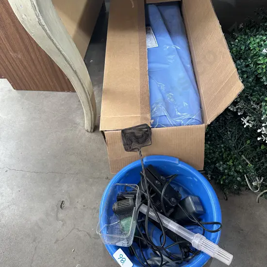 fish tank stuff and sterilization wraps