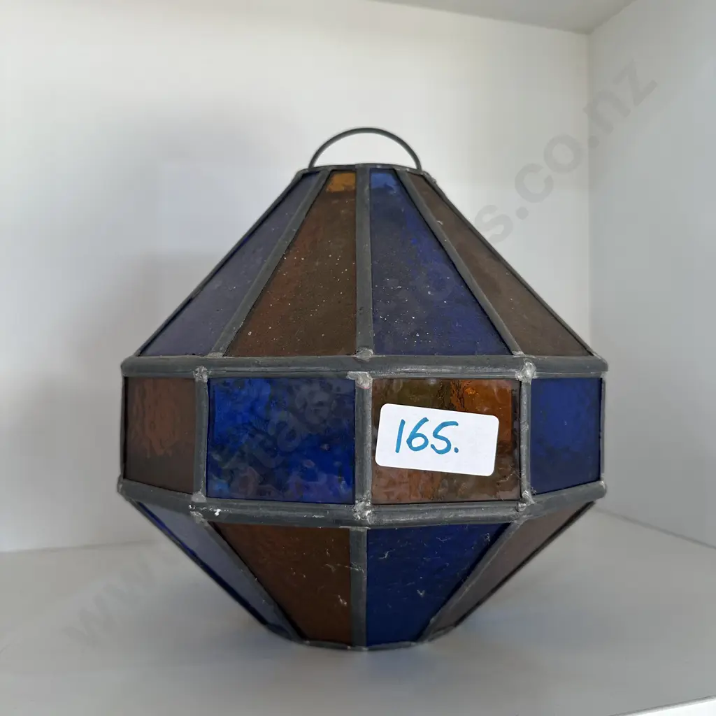 leadlight hurricane lamp Image 1++