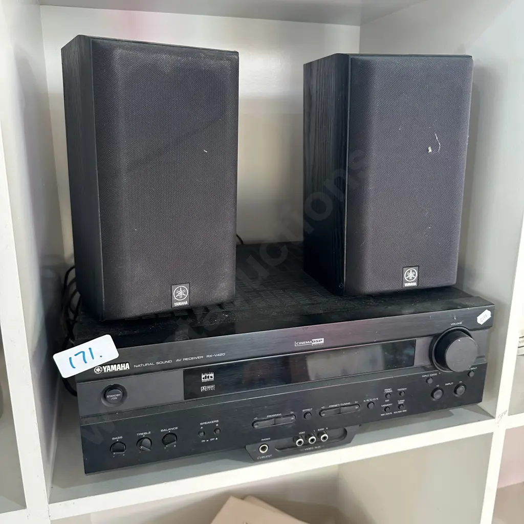 Yamaha speakers and amp Image 1++