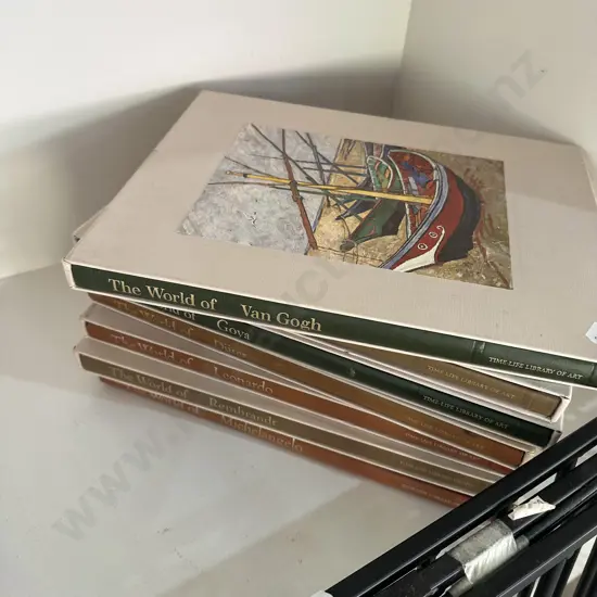 boxed set of art books