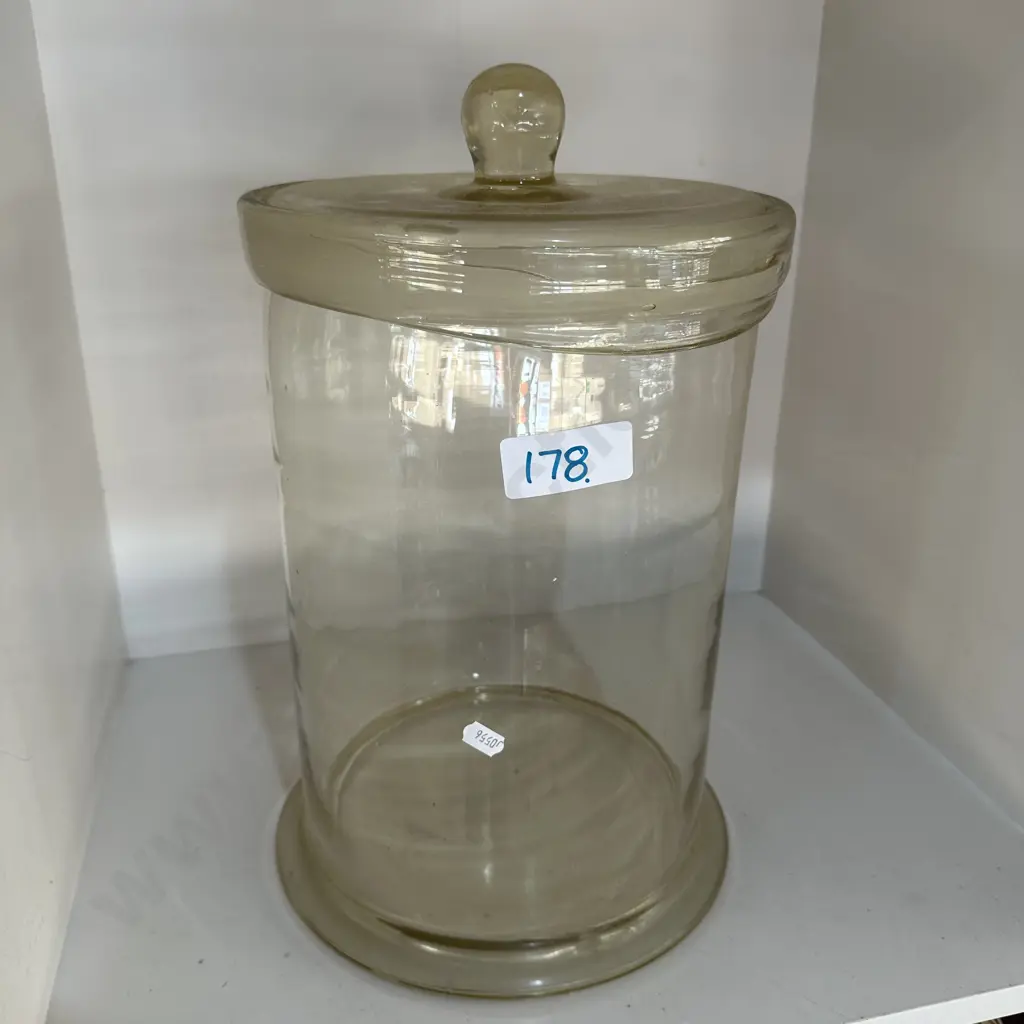 vintage glass jar Image 1++