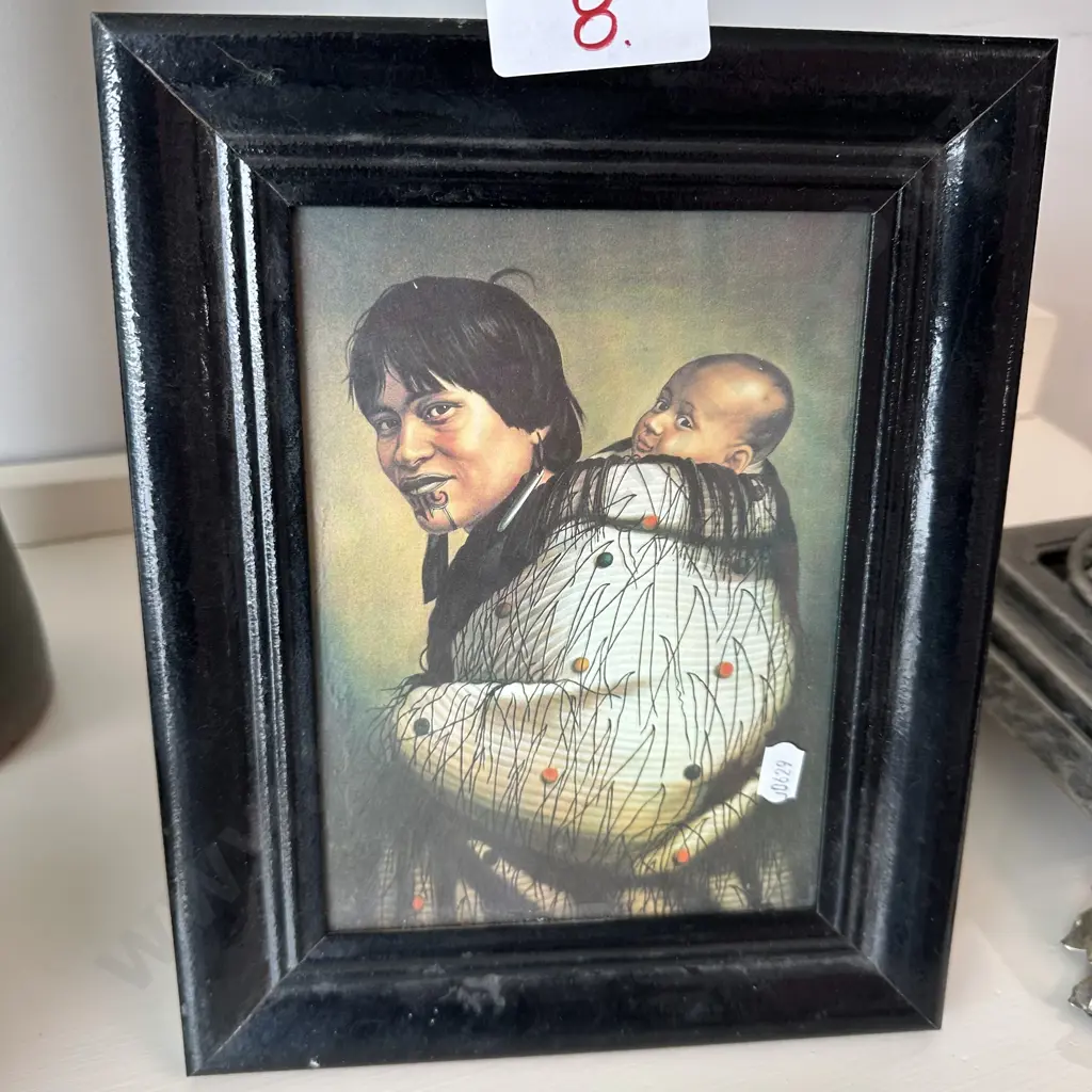 small framed Maori picture Image 1++