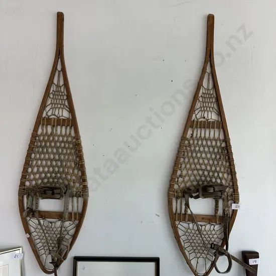 Early Alaskan snow shoes