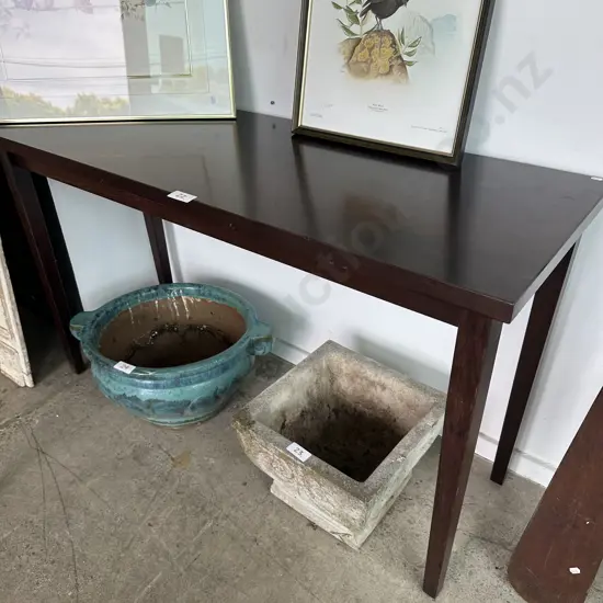 wooden hall table 1250 x 450