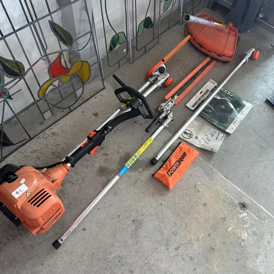PowerQuip multi tool inc saw, trimmer,brush cutter & extension