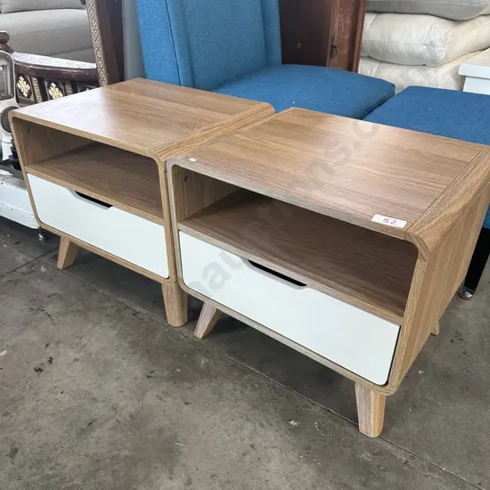 Pair of bedside cabinets