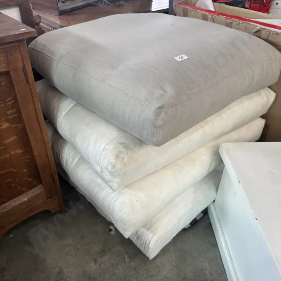 Four Large feather filled squabs