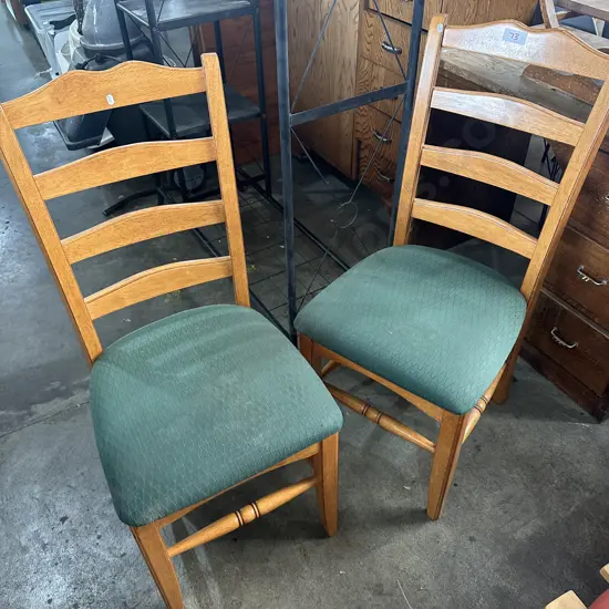 Pair of dining chairs
