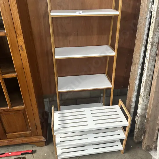 shelf and shoe rack