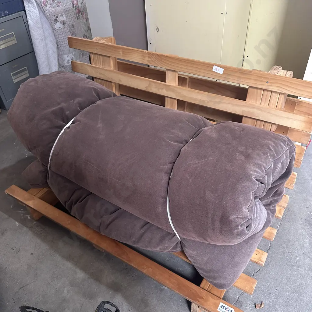 futon plus an average book shelf Image 1++