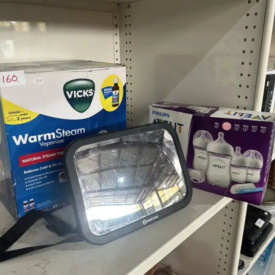 vaporizer and bottles etc