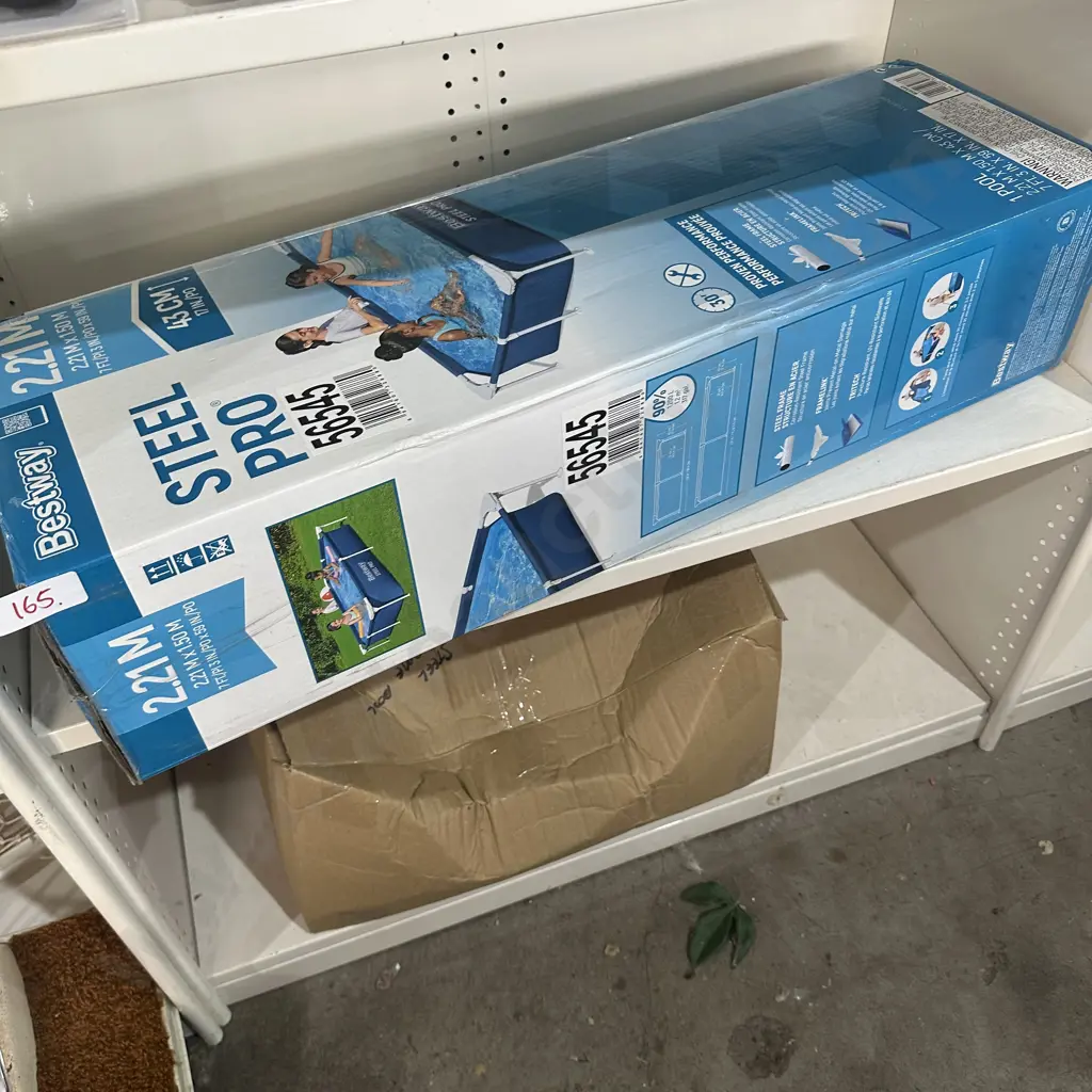 2.2 x 1.5 sized steel frame pool Image 1++