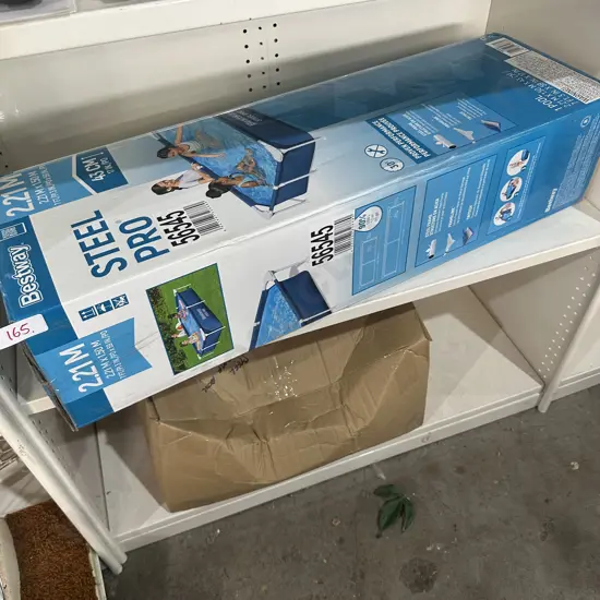 2.2 x 1.5 sized steel frame pool