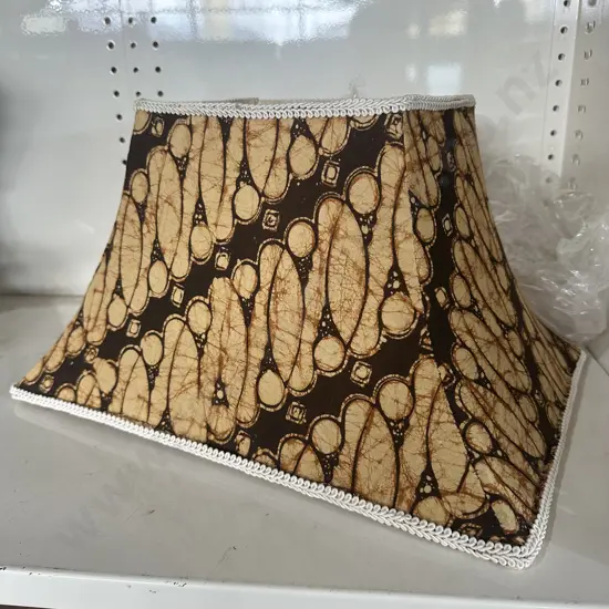 Tapa printed design lamp shade