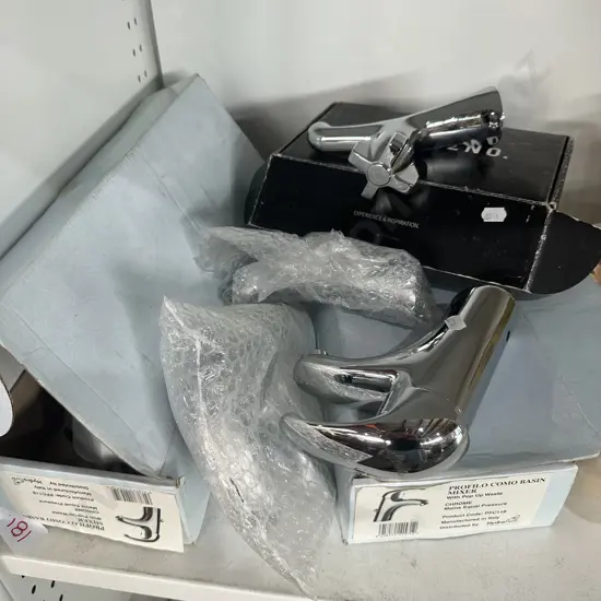 2 new mixers plus new tub taps